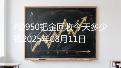 PD950钯金回收今天多少钱2025年08月11日