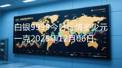 白银9999今日行情多少元一克2025年12月06日