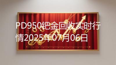 PD950钯金回收实时行情2025年07月06日