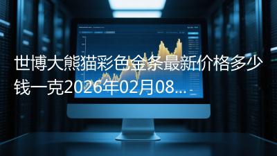 世博大熊猫彩色金条最新价格多少钱一克2026年02月08日