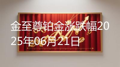 金至尊铂金涨跌幅2025年06月21日