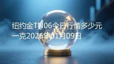 纽约金TN06今日行情多少元一克2026年01月09日