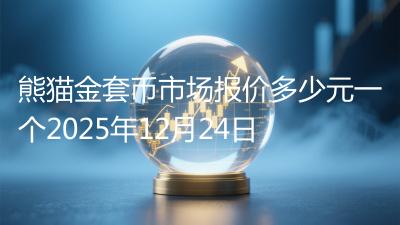 熊猫金套币市场报价多少元一个2025年12月24日