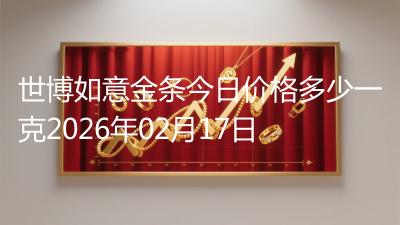 世博如意金条今日价格多少一克2026年02月17日