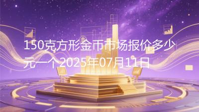 150克方形金币市场报价多少元一个2025年07月11日