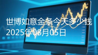 世博如意金条今天多少钱2025年08月05日