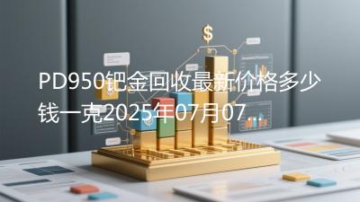 PD950钯金回收最新价格多少钱一克2025年07月07日