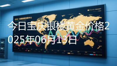 今日宝庆银楼黄金价格2025年06月13日