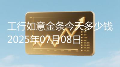 工行如意金条今天多少钱2025年07月08日