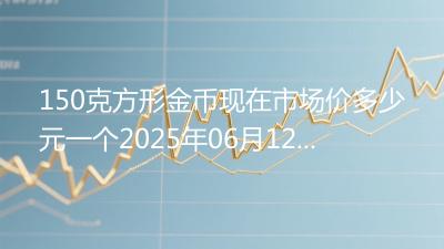 150克方形金币现在市场价多少元一个2025年06月12日