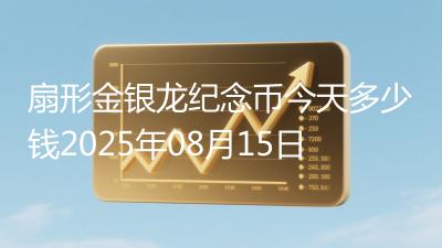 扇形金银龙纪念币今天多少钱2025年08月15日