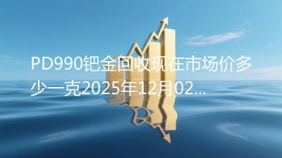 PD990钯金回收现在市场价多少一克2025年12月02日