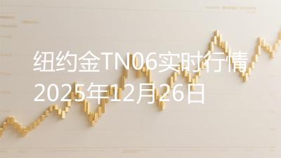 纽约金TN06实时行情2025年12月26日