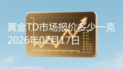 黄金TD市场报价多少一克2026年02月17日