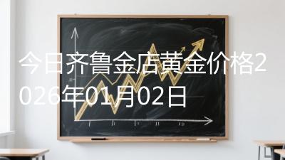 今日齐鲁金店黄金价格2026年01月02日