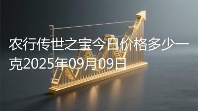 农行传世之宝今日价格多少一克2025年09月09日