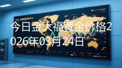 今日金大福黄金价格2026年03月24日