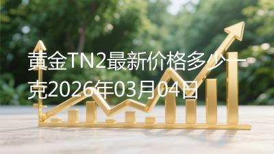 黄金TN2最新价格多少一克2026年03月04日
