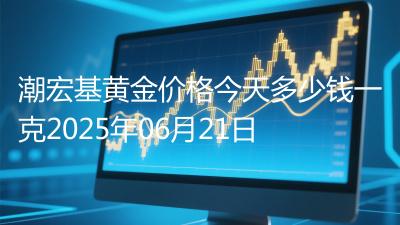 潮宏基黄金价格今天多少钱一克2025年06月21日