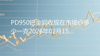PD950钯金回收现在市场价多少一克2026年02月15日