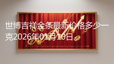 世博吉祥金条最新价格多少一克2026年01月10日