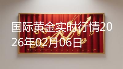 国际黄金实时行情2026年02月06日