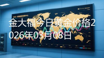 金大福今日黄金价格2026年03月08日