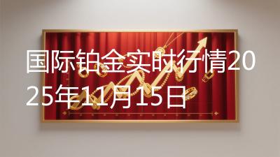 国际铂金实时行情2025年11月15日