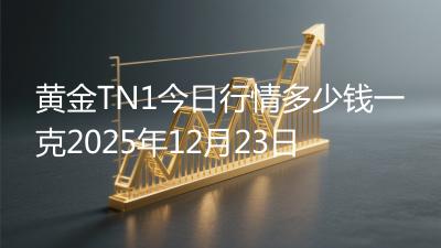 黄金TN1今日行情多少钱一克2025年12月23日