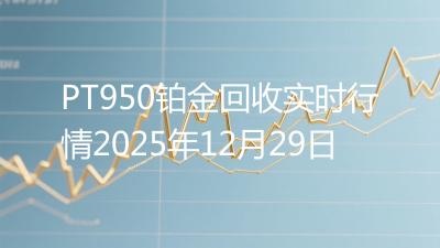 PT950铂金回收实时行情2025年12月29日