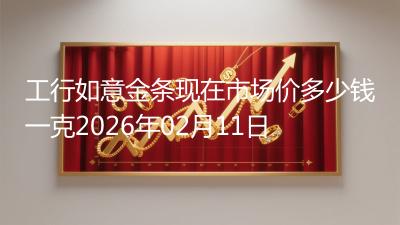 工行如意金条现在市场价多少钱一克2026年02月11日