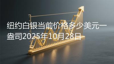 纽约白银当前价格多少美元一盎司2025年10月28日