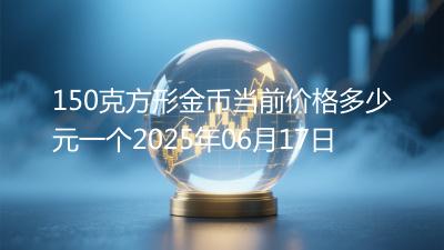 150克方形金币当前价格多少元一个2025年06月17日