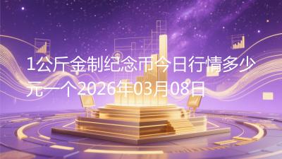 1公斤金制纪念币今日行情多少元一个2026年03月08日