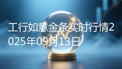 工行如意金条实时行情2025年09月13日