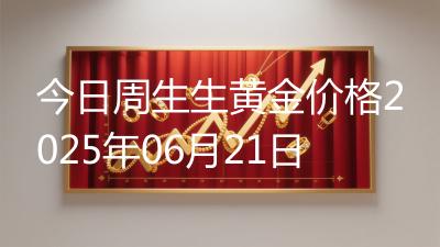 今日周生生黄金价格2025年06月21日