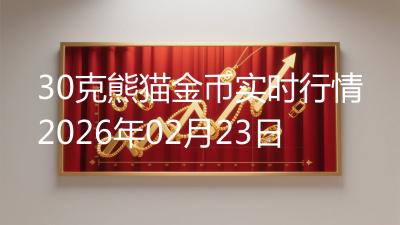 30克熊猫金币实时行情2026年02月23日