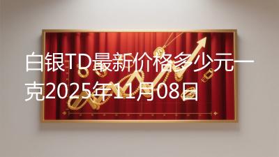 白银TD最新价格多少元一克2025年11月08日