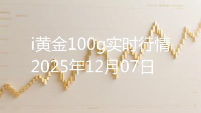 i黄金100g实时行情2025年12月07日