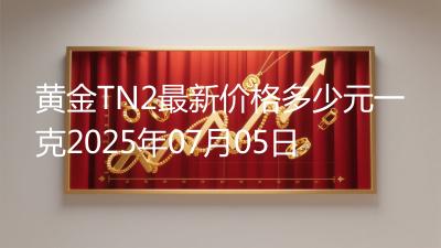 黄金TN2最新价格多少元一克2025年07月05日