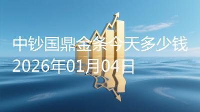 中钞国鼎金条今天多少钱2026年01月04日