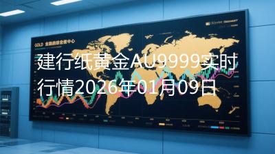 建行纸黄金AU9999实时行情2026年01月09日