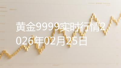 黄金9999实时行情2026年02月25日
