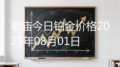 老庙今日铂金价格2025年08月01日