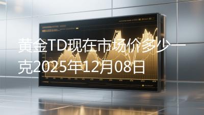 黄金TD现在市场价多少一克2025年12月08日