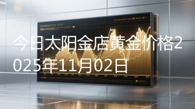 今日太阳金店黄金价格2025年11月02日