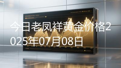 今日老凤祥黄金价格2025年07月08日