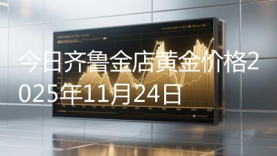 今日齐鲁金店黄金价格2025年11月24日