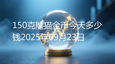 150克熊猫金币今天多少钱2025年09月23日