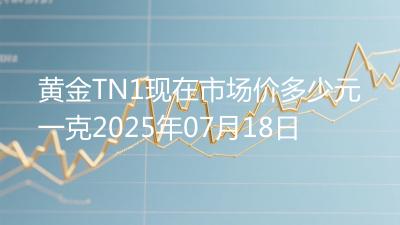 黄金TN1现在市场价多少元一克2025年07月18日
